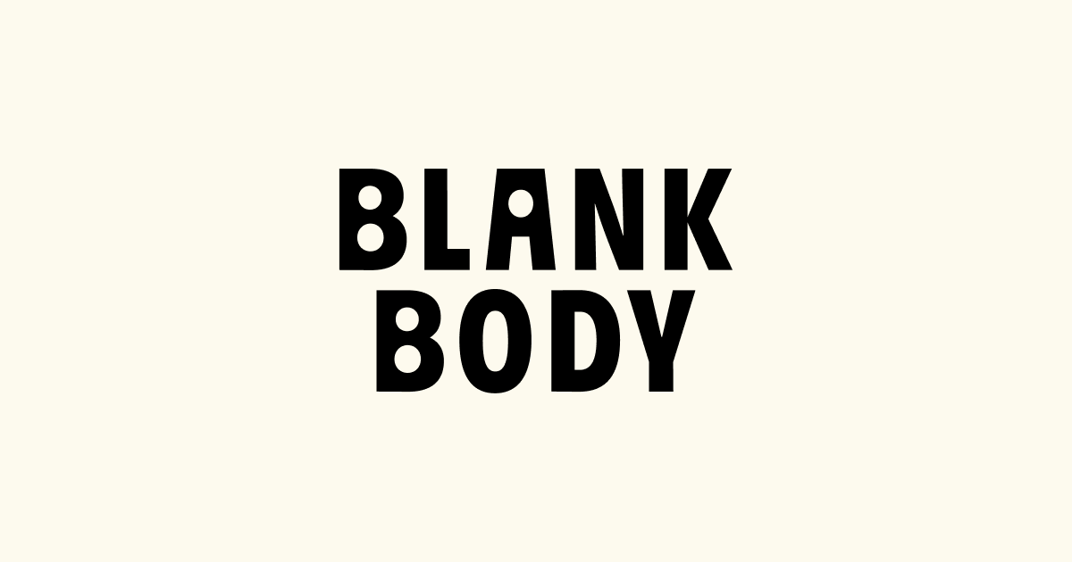 Blank Body Beauty
